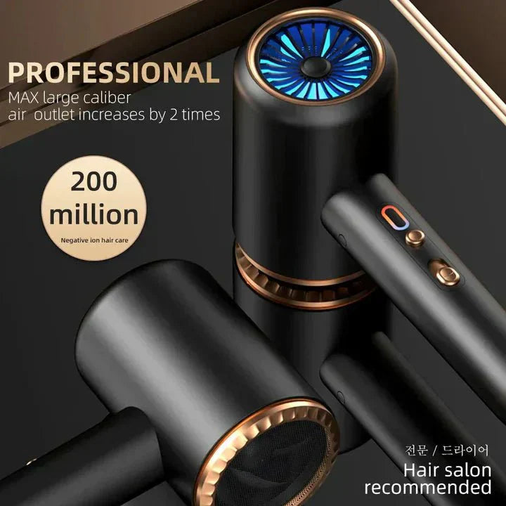 Powerful 2400W Ionic Fast Hair Dryer for Sleek Styling