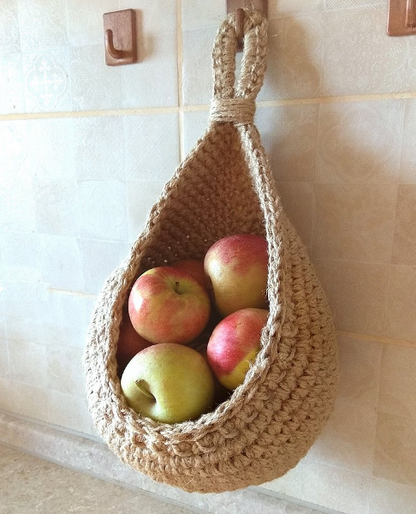 Natural Woven Basket for Fresh Produce Storage