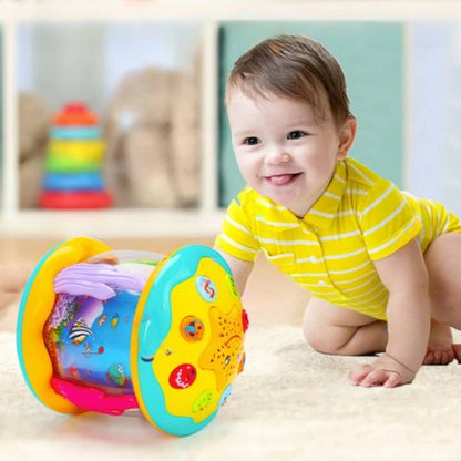 Musical Baby Drum Toy with Lights and Sounds