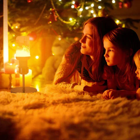Warm Ambient Flame LED Table Lamp