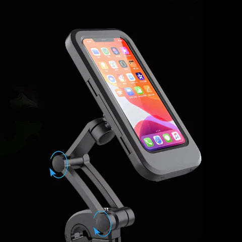 Waterproof Bike Phone Mount – Adjustable 360° Rotation
