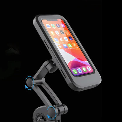 Waterproof Bike Phone Mount – Adjustable 360° Rotation