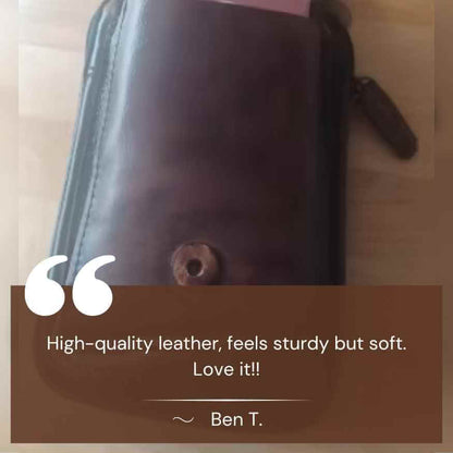 Premium Leather Belt Bag for Men - Belt Bag for Men - Wild Eye Vision