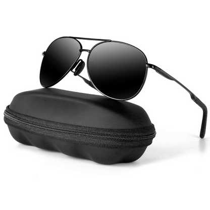 Trendy Polarized Aviator Sunglasses with UV Protection
