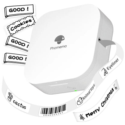 Compact Bluetooth Label Printer with Wireless Connectivity