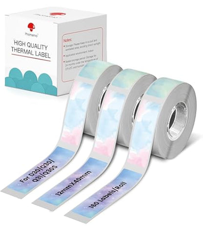 Compact Bluetooth Label Printer with Wireless Connectivity