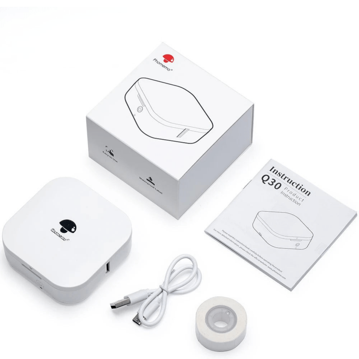 Compact Bluetooth Label Printer with Wireless Connectivity - Fesara