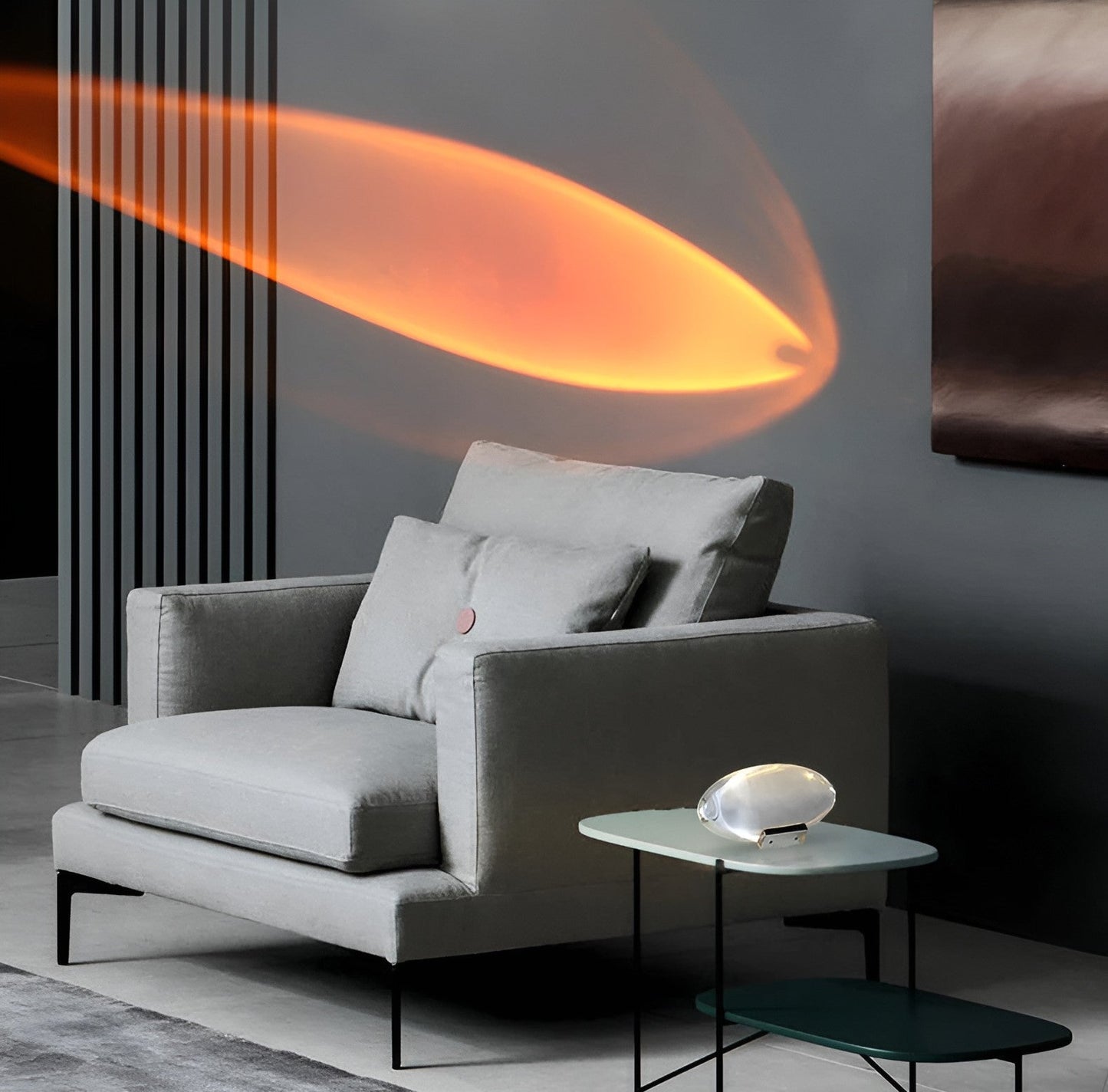 Colorful LED Projector Table Lamp