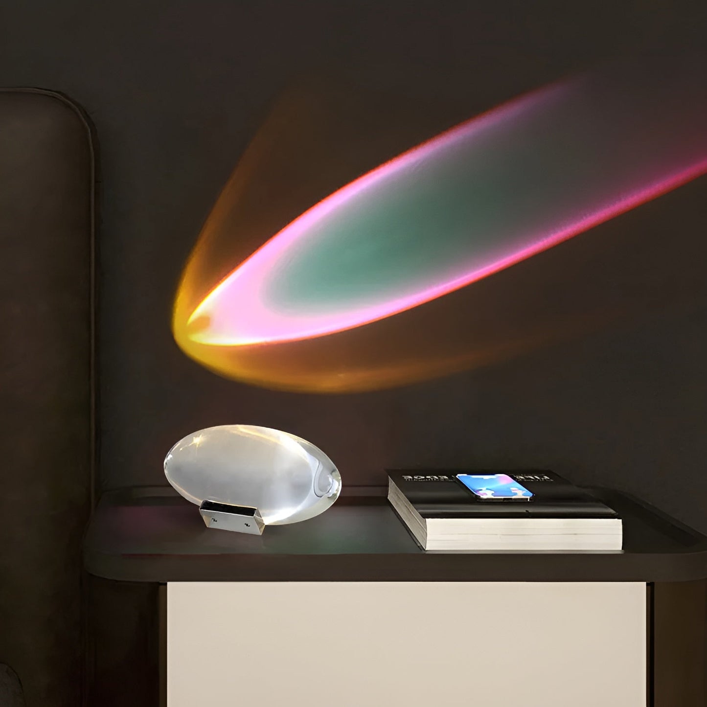 Colorful LED Projector Table Lamp