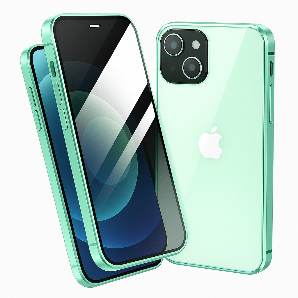 Secure Phone Case with Magnetic Closure and Screen Guard