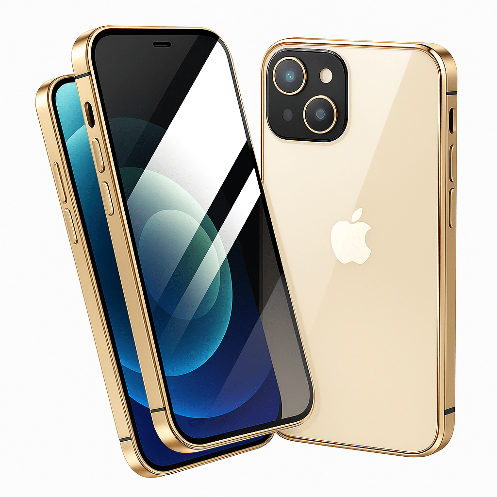 Secure Phone Case with Magnetic Closure and Screen Guard