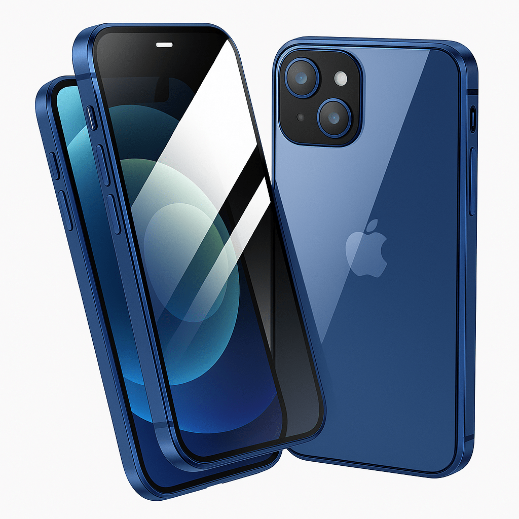 Secure Phone Case with Magnetic Closure and Screen Guard