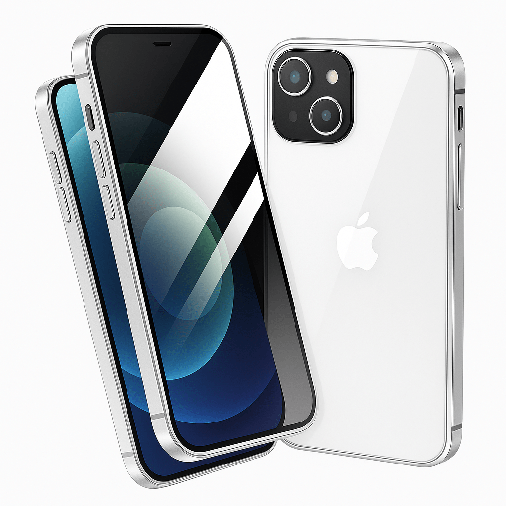 Secure Phone Case with Magnetic Closure and Screen Guard