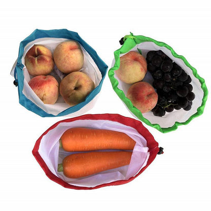 Eco Friendly Reusable Mesh Grocery Bags 12 Pack