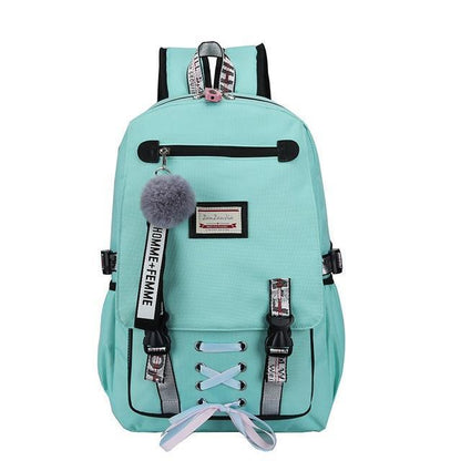 Safe Big Student Backpacks for Girls with USB Charger