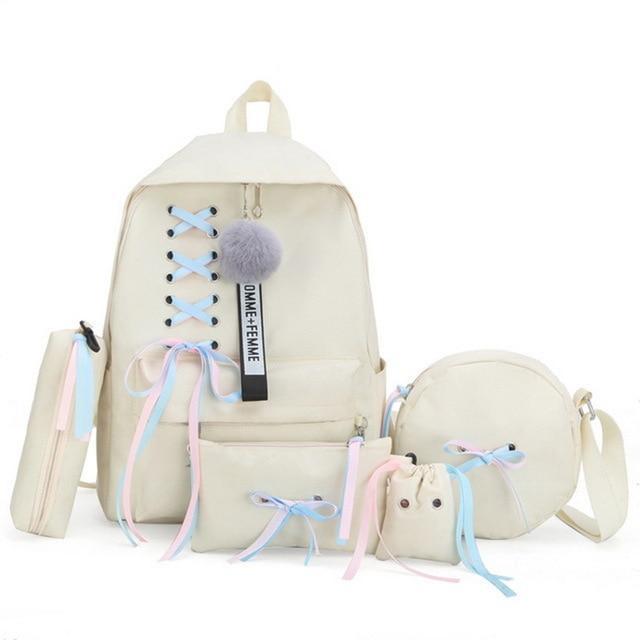 Safe Big Student Backpacks for Girls with USB Charger