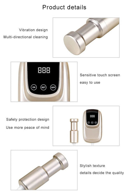 Compact Portable Ultrasonic Cleaning Device
