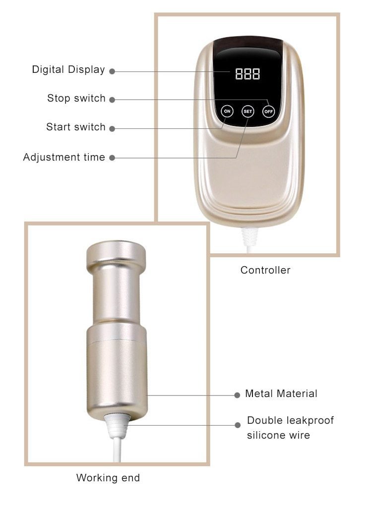 Compact Portable Ultrasonic Cleaning Device