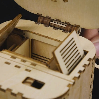 Unique Wooden Puzzle Keepsake Box