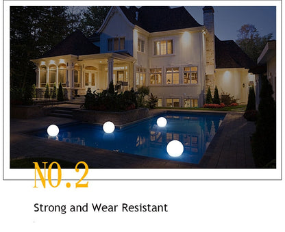 Colorful Outdoor LED Solar Ball Lamp