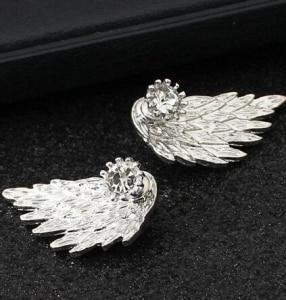 Delicate Wing Shaped Earrings