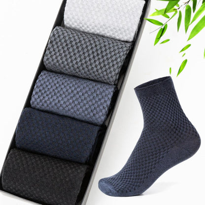Comfortable Bamboo Socks for Men 5-Pack
