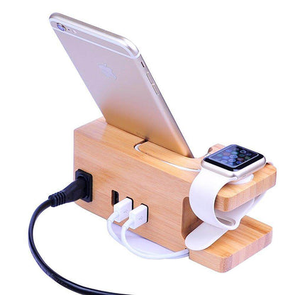 Eco Friendly Wooden Charging Dock for iPhone - Fesara