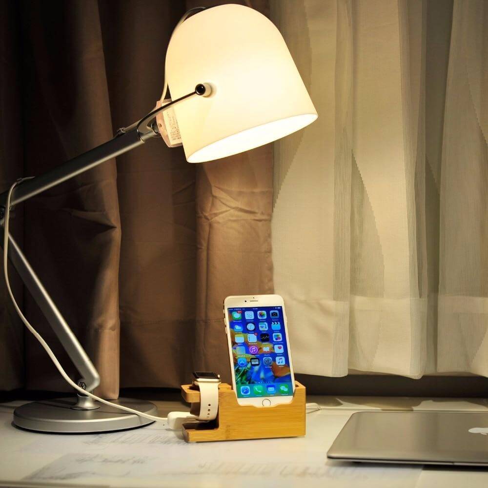 Eco Friendly Wooden Charging Dock for iPhone