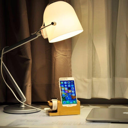Eco Friendly Wooden Charging Dock for iPhone