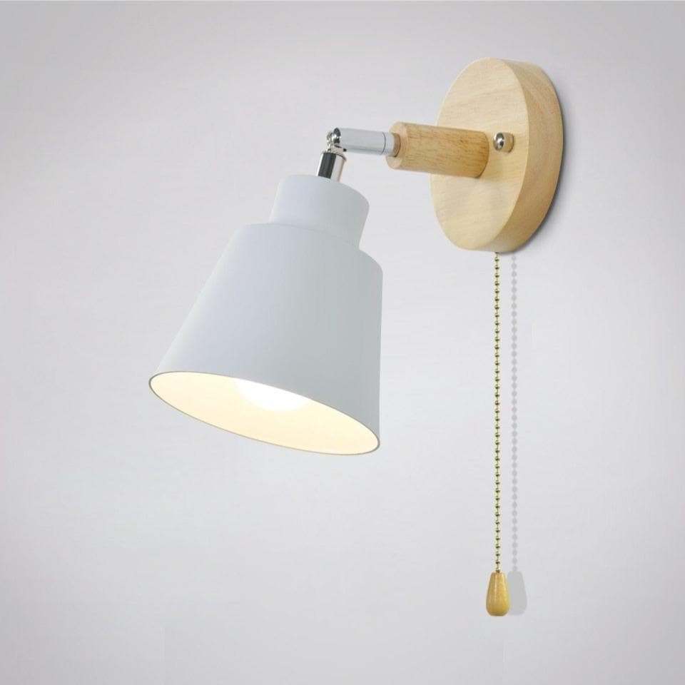 Rotating Modern Wall Light with Pull Chain Switch - Fesara