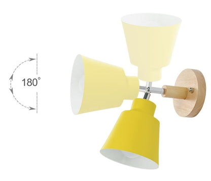Flexible Arm Wall Light with Cord Pull - Adjustable Modern Lamp
