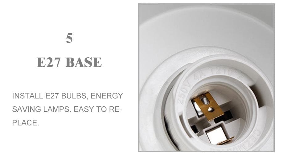 Rotating Modern Wall Light with Pull Chain Switch