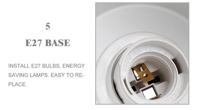 Rotating Modern Wall Light with Pull Chain Switch