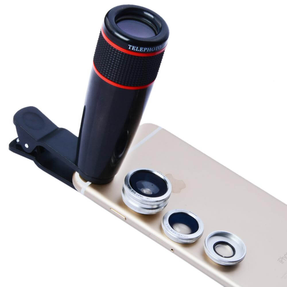 Premium Wide Angle iPhone Camera Lens Kit - Fesara
