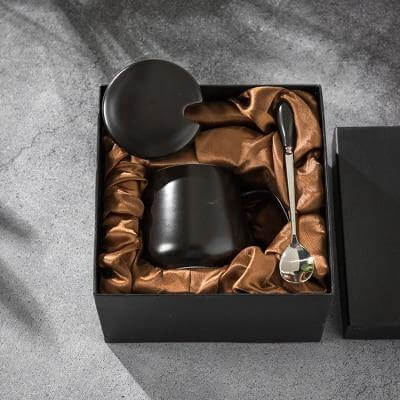 Luxury Marble Patterned Coffee Mug Gift Set