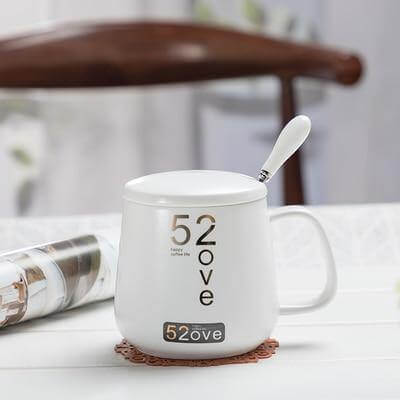 Luxury Marble Patterned Coffee Mug Gift Set