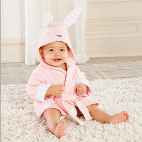Cozy Baby Animal Hooded Bathrobe