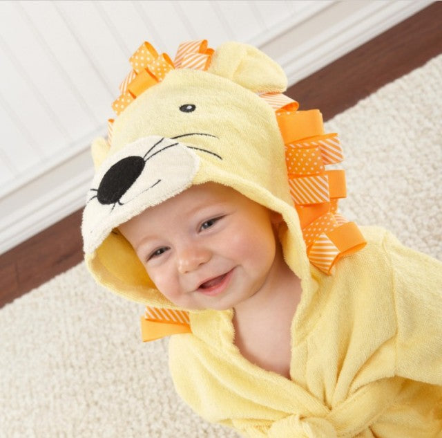 Cozy Baby Animal Hooded Bathrobe
