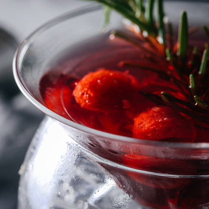 Luxury Clear Ice Martini Cocktail Glass