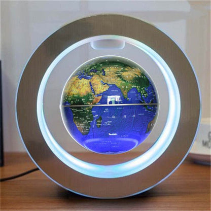 Illuminated Floating World Map Lamp