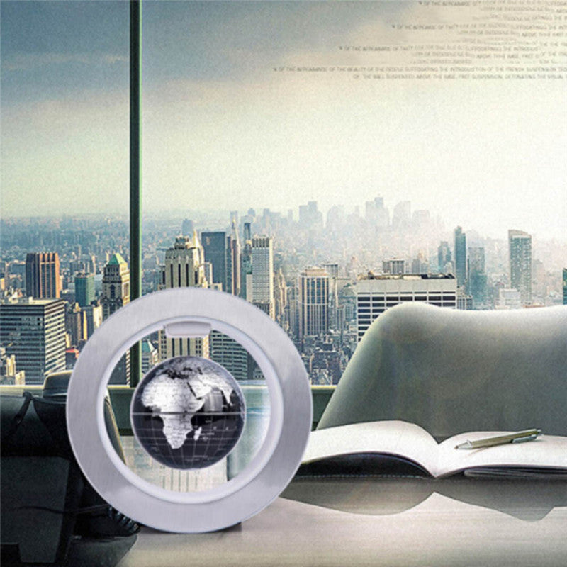 Illuminated Floating World Map Lamp