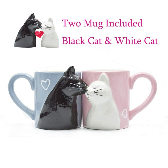 Romantic His Hers Ceramic Coffee Mugs - Fesara