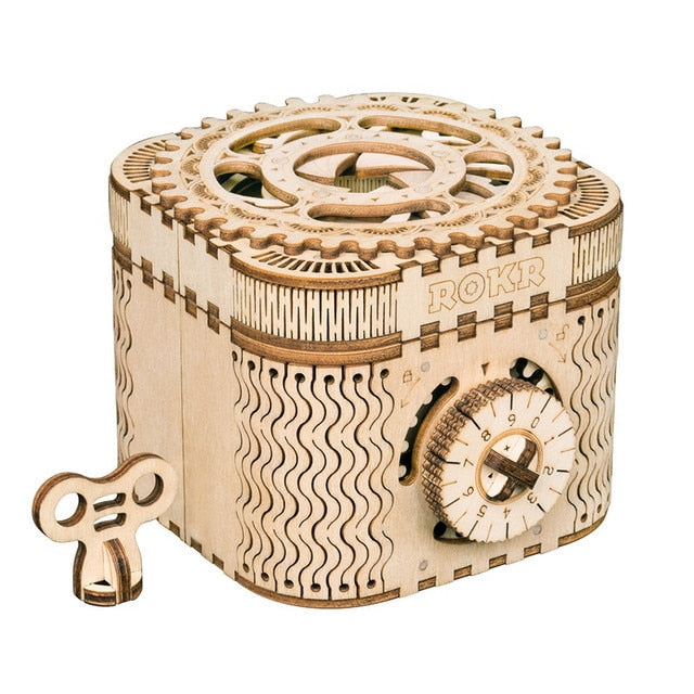 Unique Wooden Puzzle Keepsake Box