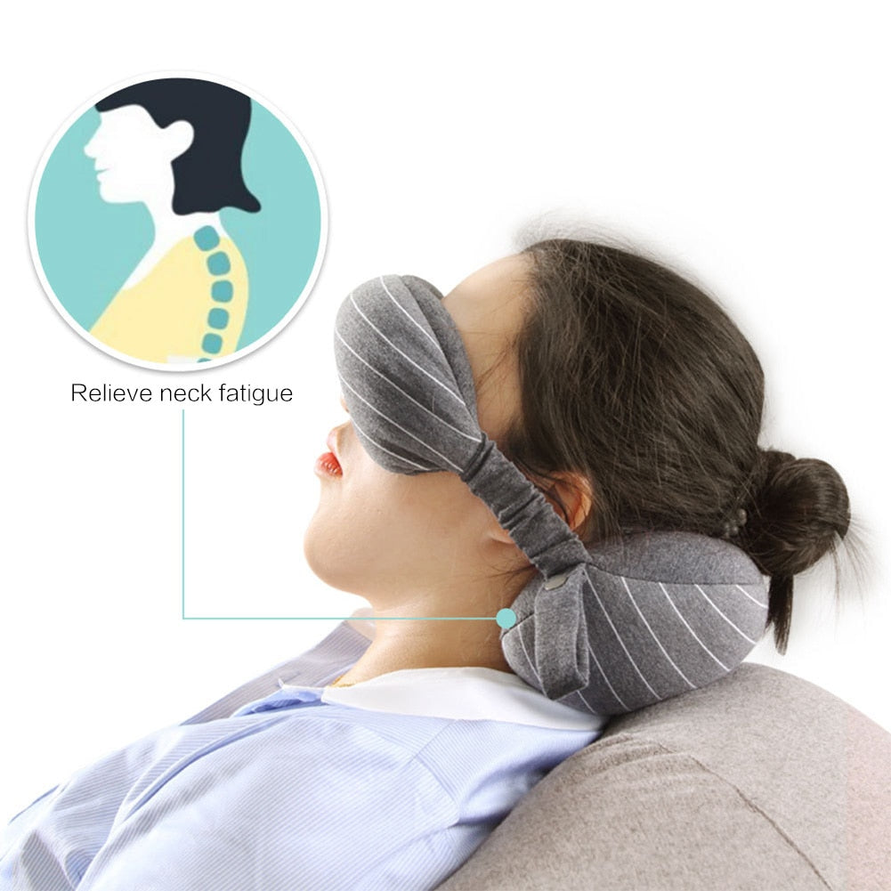 Comfortable Foldable Travel Neck Support Pillow