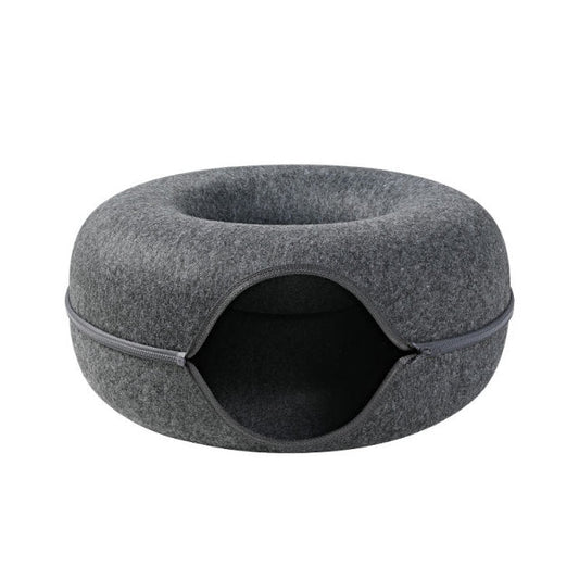Cozy Natural Felt Pet Hideaway Bed - Fesara