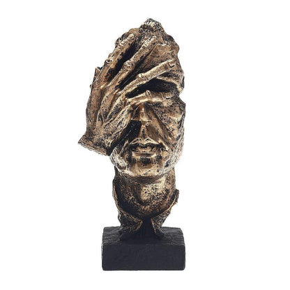 Luxury Gold Art Sculpture Modern Nordic Home Decor