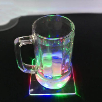 Slim Clear LED Drink Coaster