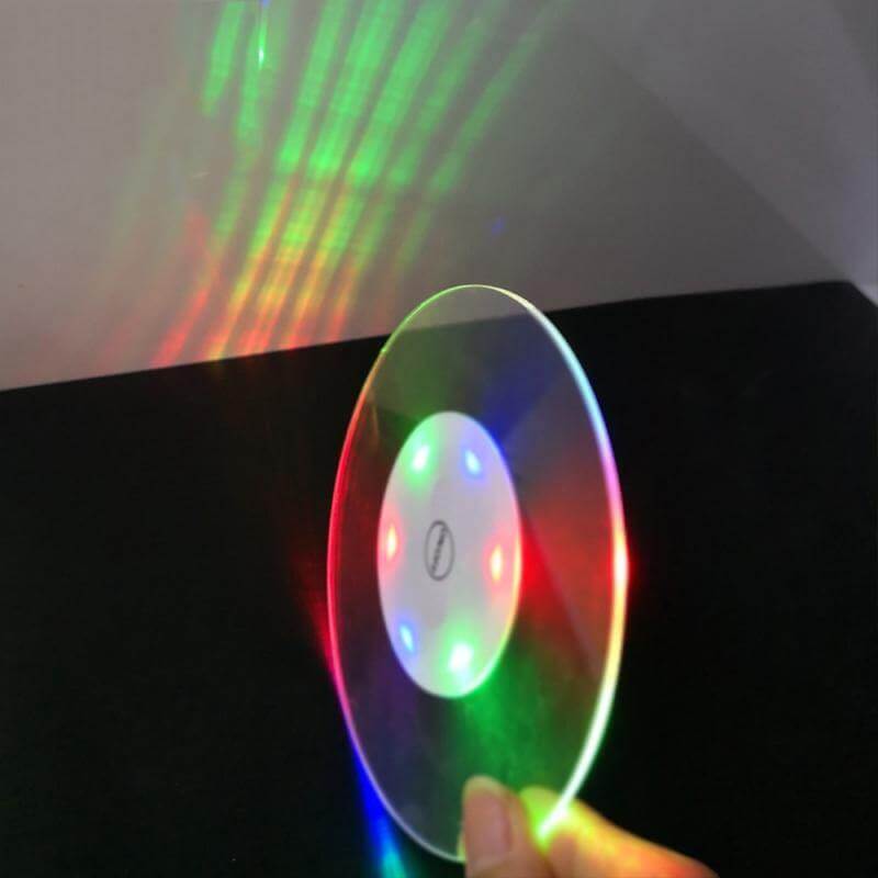Slim Clear LED Drink Coaster