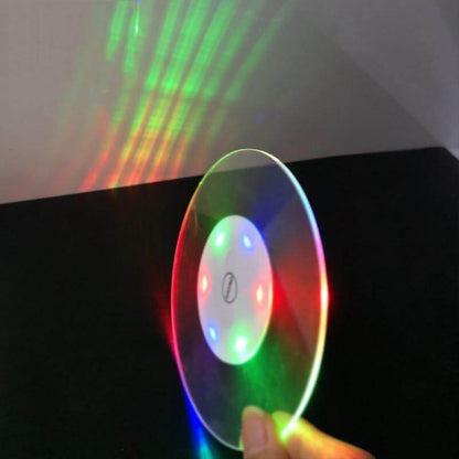 Slim Clear LED Drink Coaster