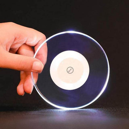 Slim Clear LED Drink Coaster